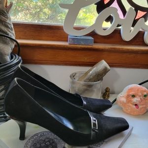 Vintage suede gucci heels